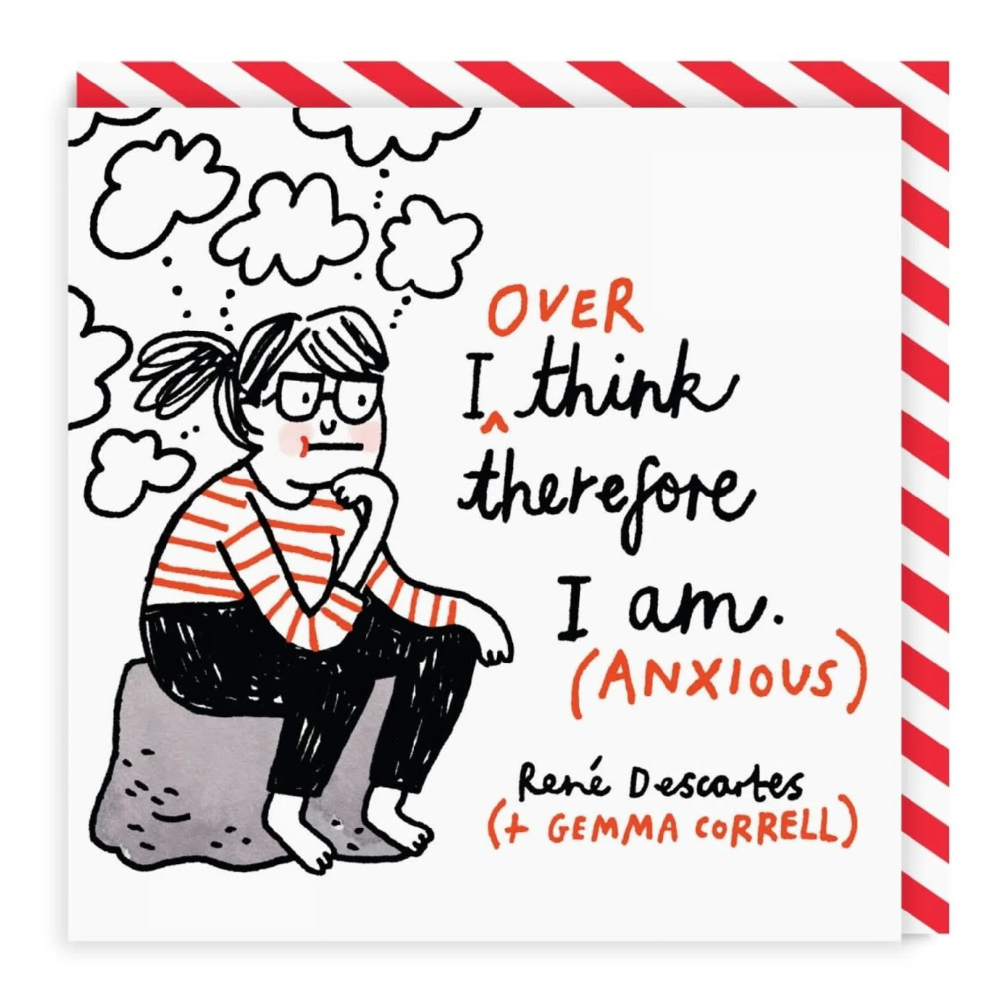 I Overthink - Greeting Card