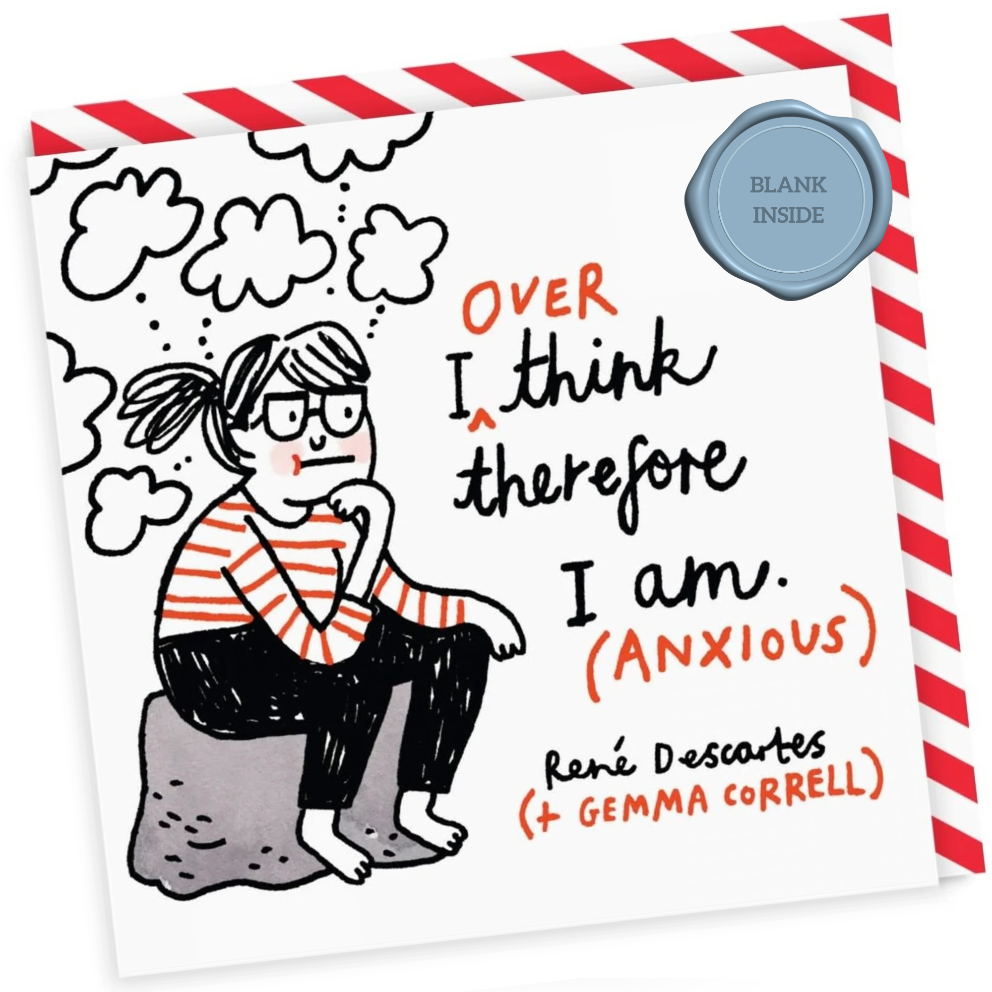 I Overthink - Greeting Card