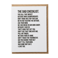 The Dad Checklist - Father's Day Card