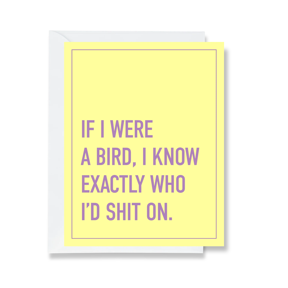 If I Were a Bird - Friendship Card
