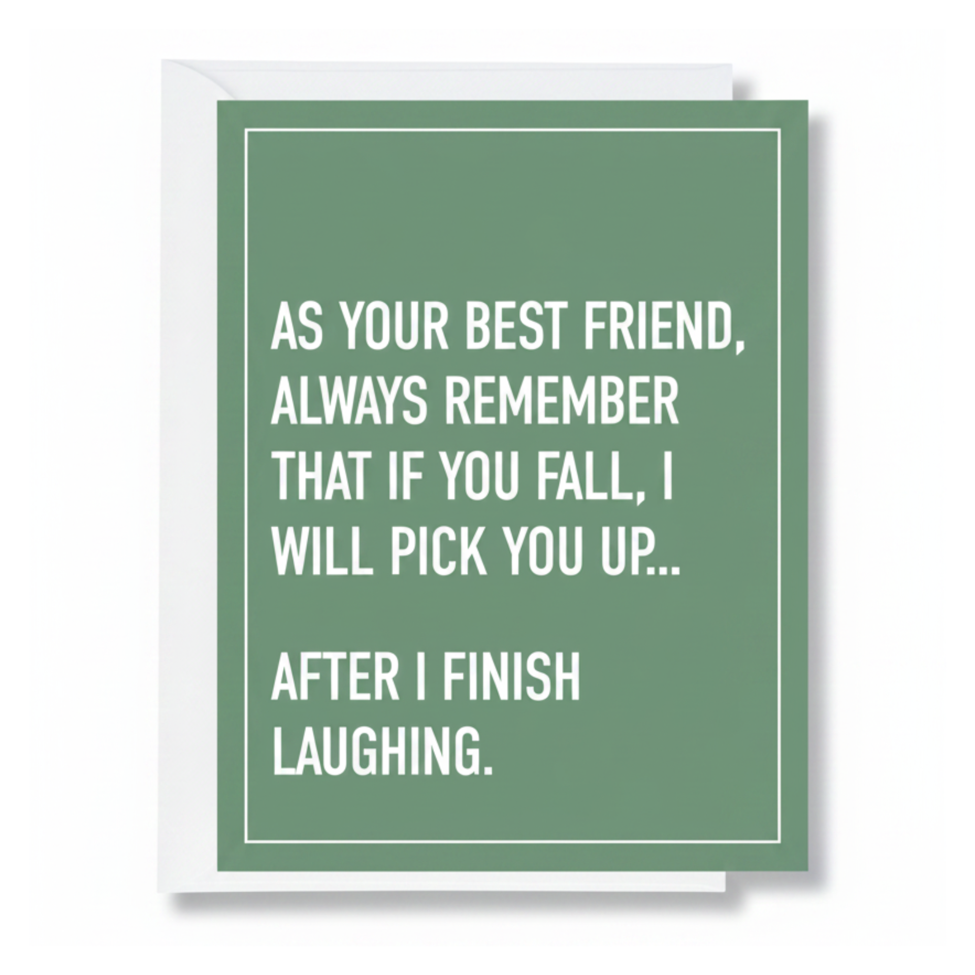 As Your Best Friend - Friendship Card