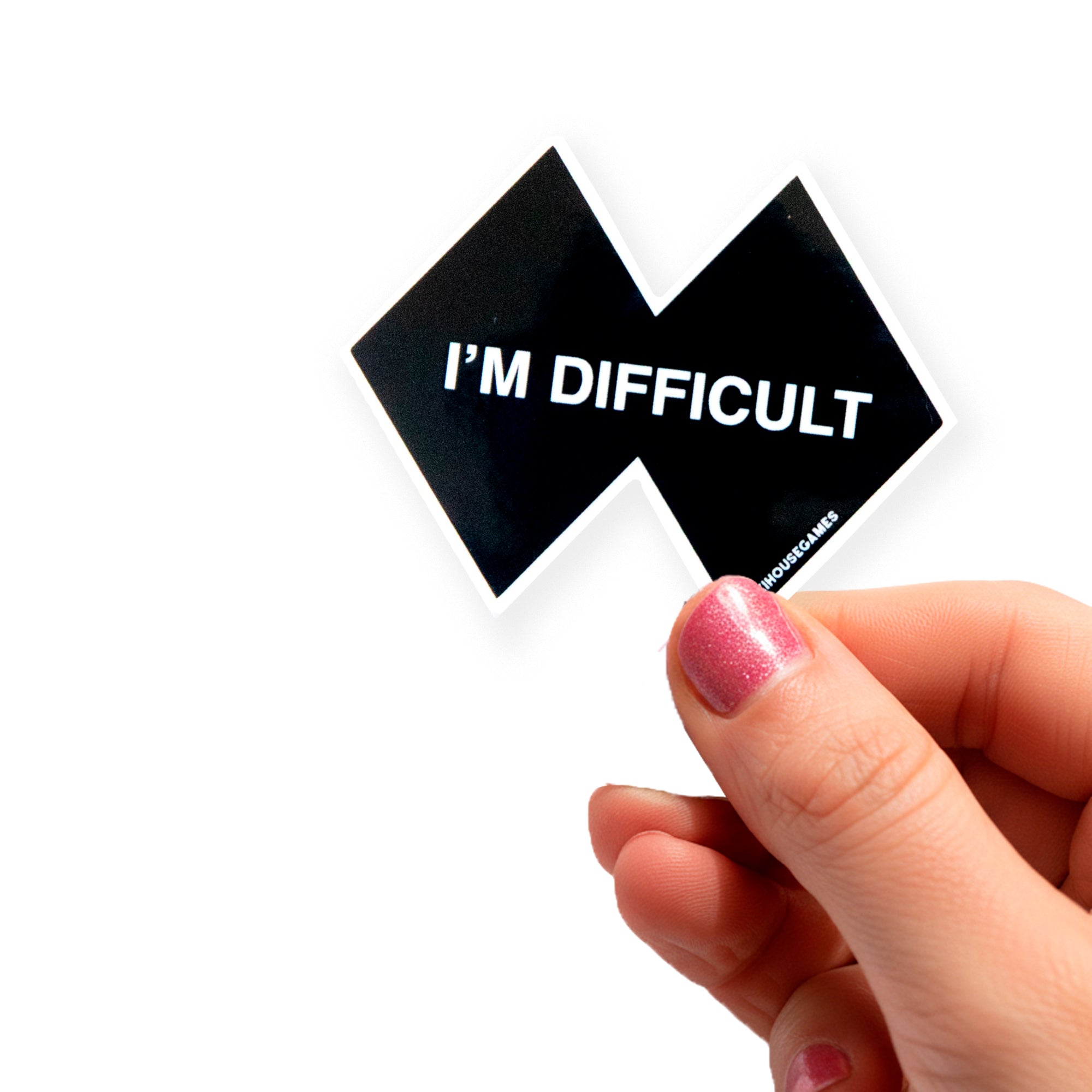 I'm Difficult - Ski Sticker
