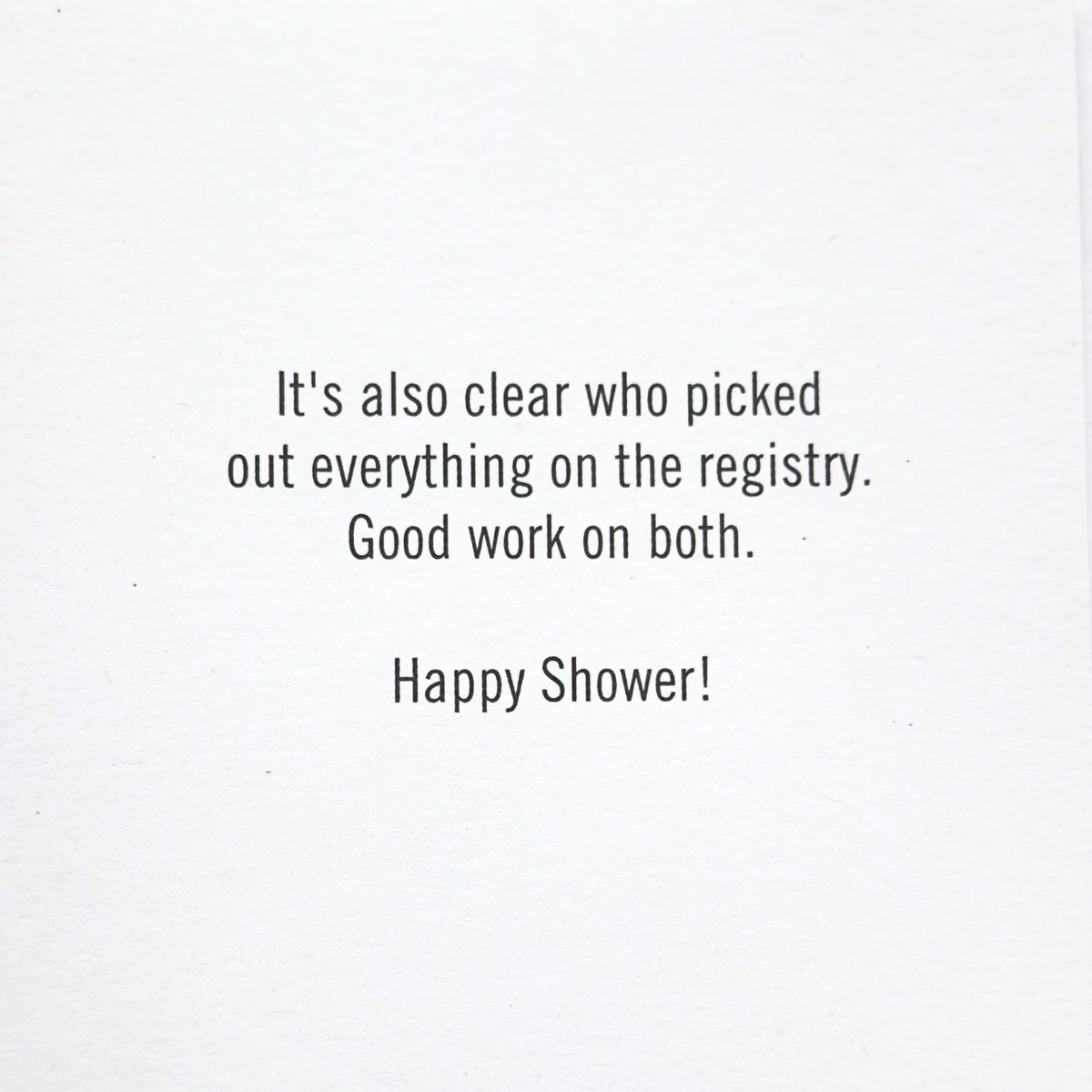 It's Clear You Have Met Your Soulmate - Wedding Bridal Shower Greeting Card for Bride