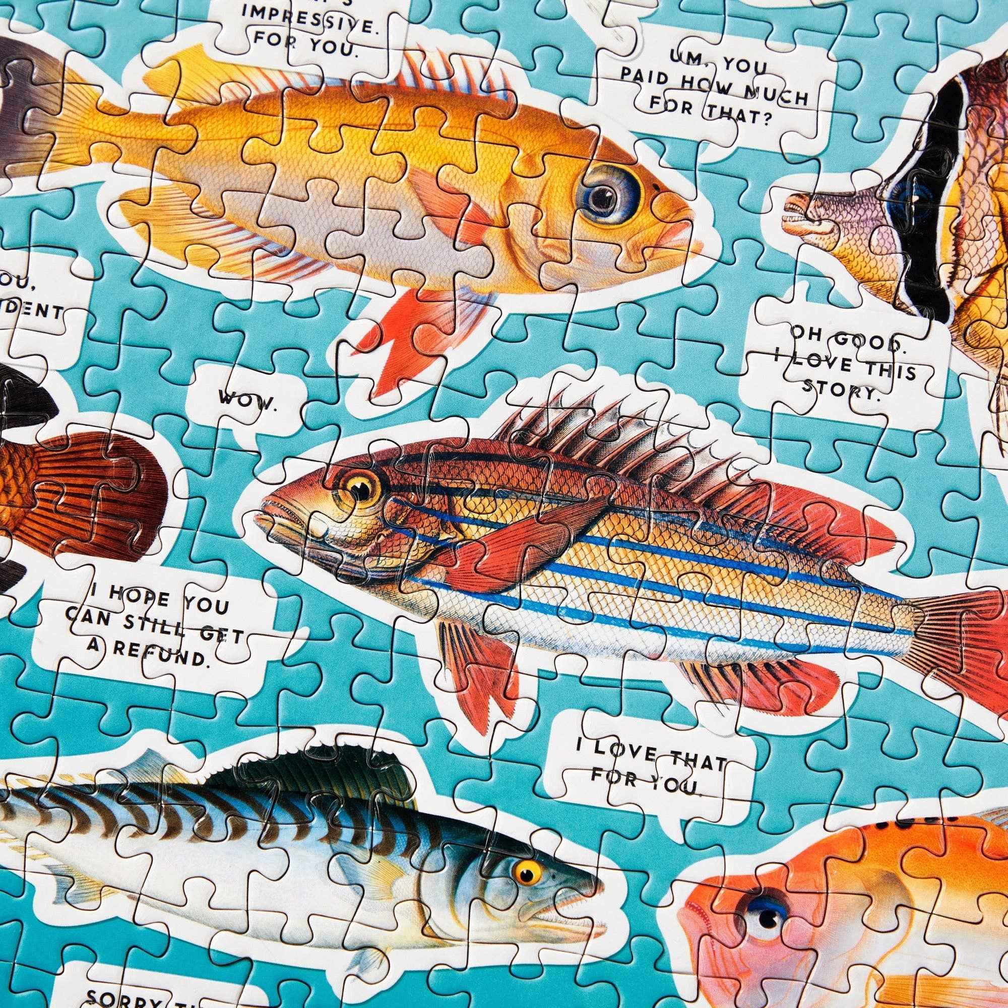 Judgy Fish - 1000 Piece Jigsaw Puzzle