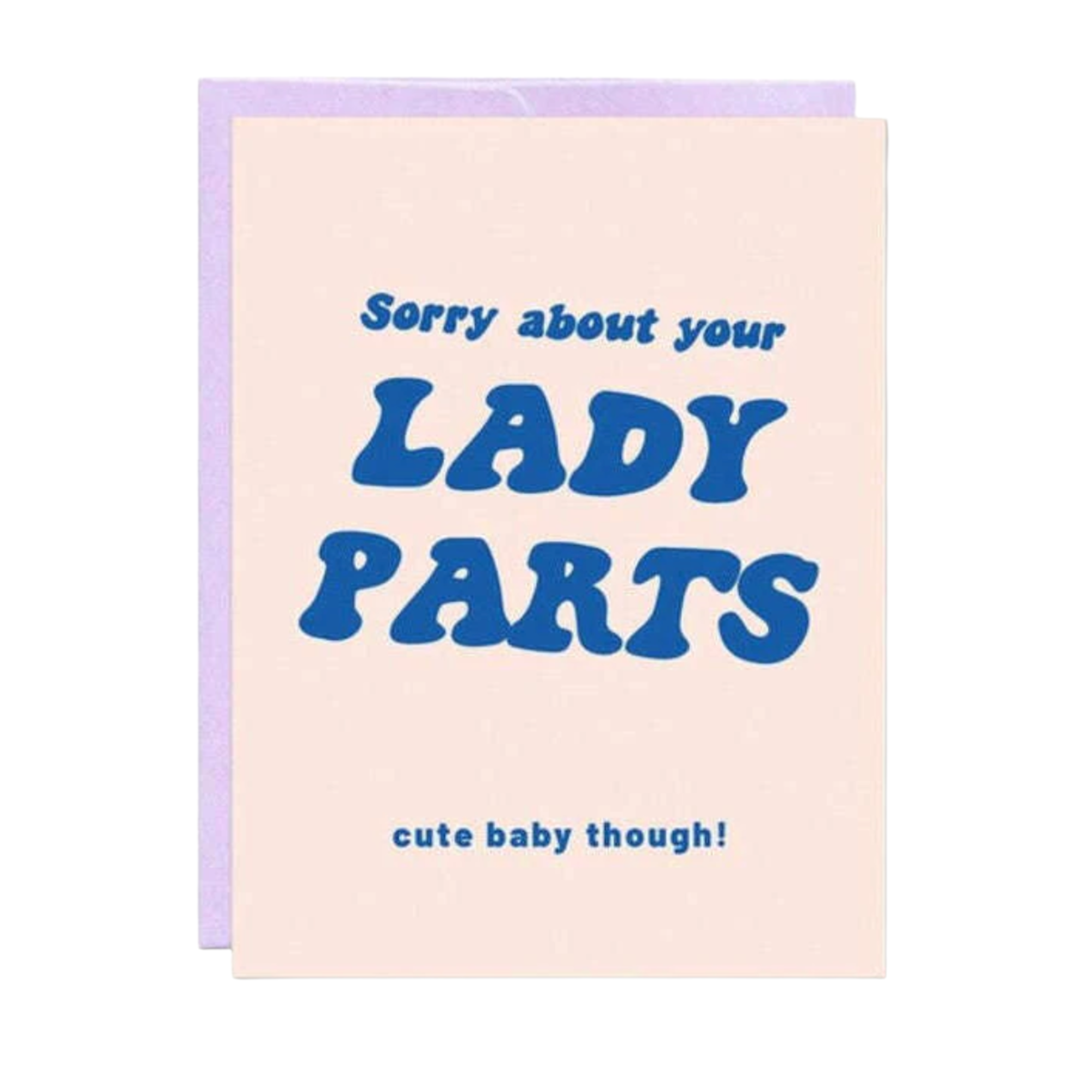 About your Lady Parts - New Baby Card