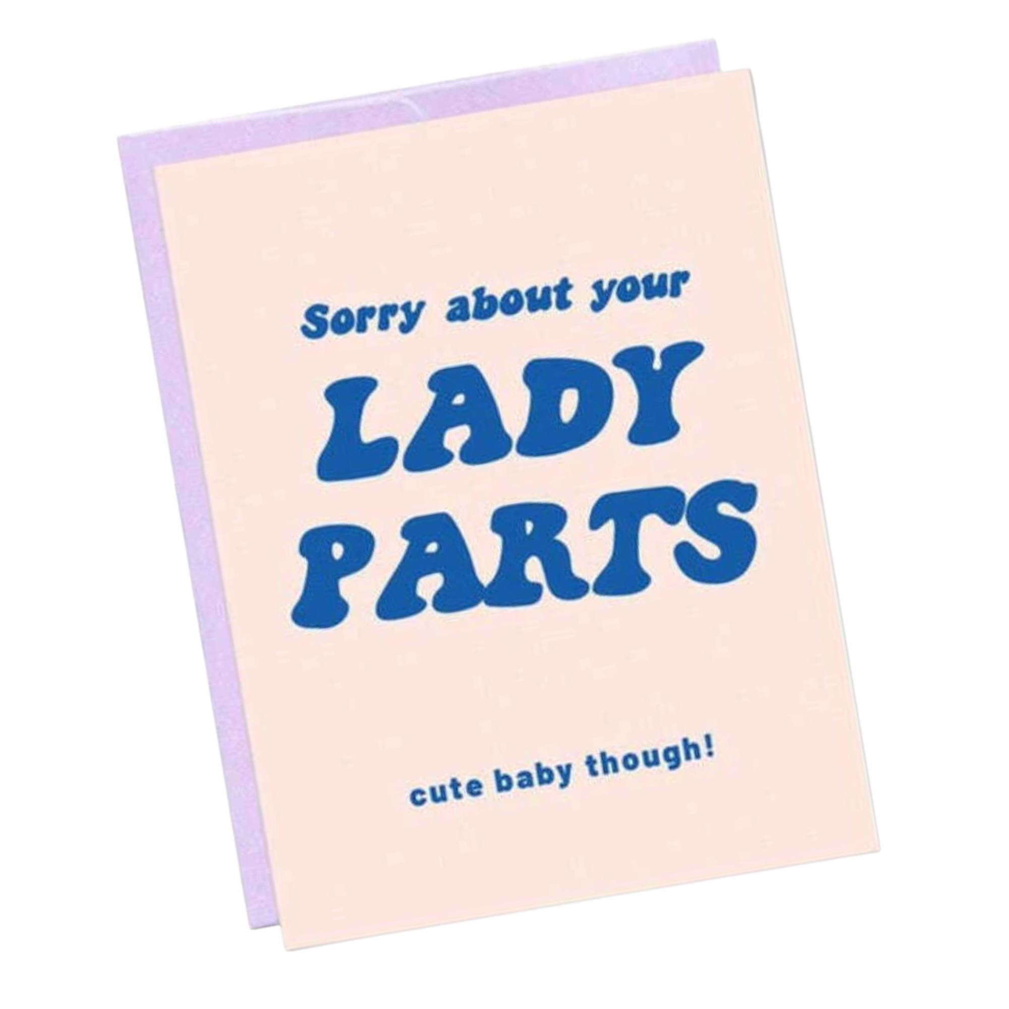 About your Lady Parts - New Baby Card