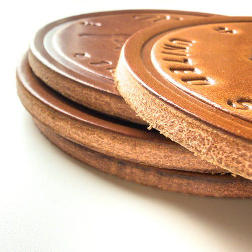 The Cabin - Genuine Leather Coaster