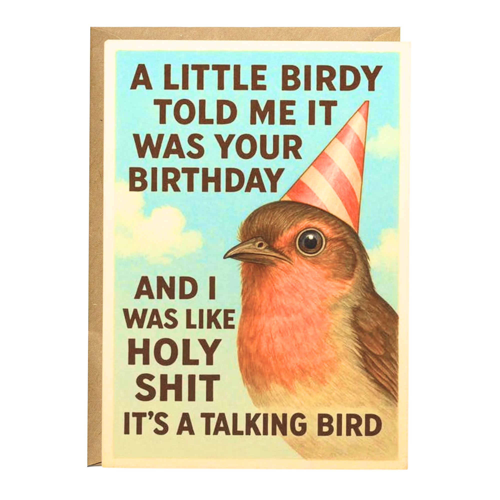 A Little Birdy Told Me - Birthday Card