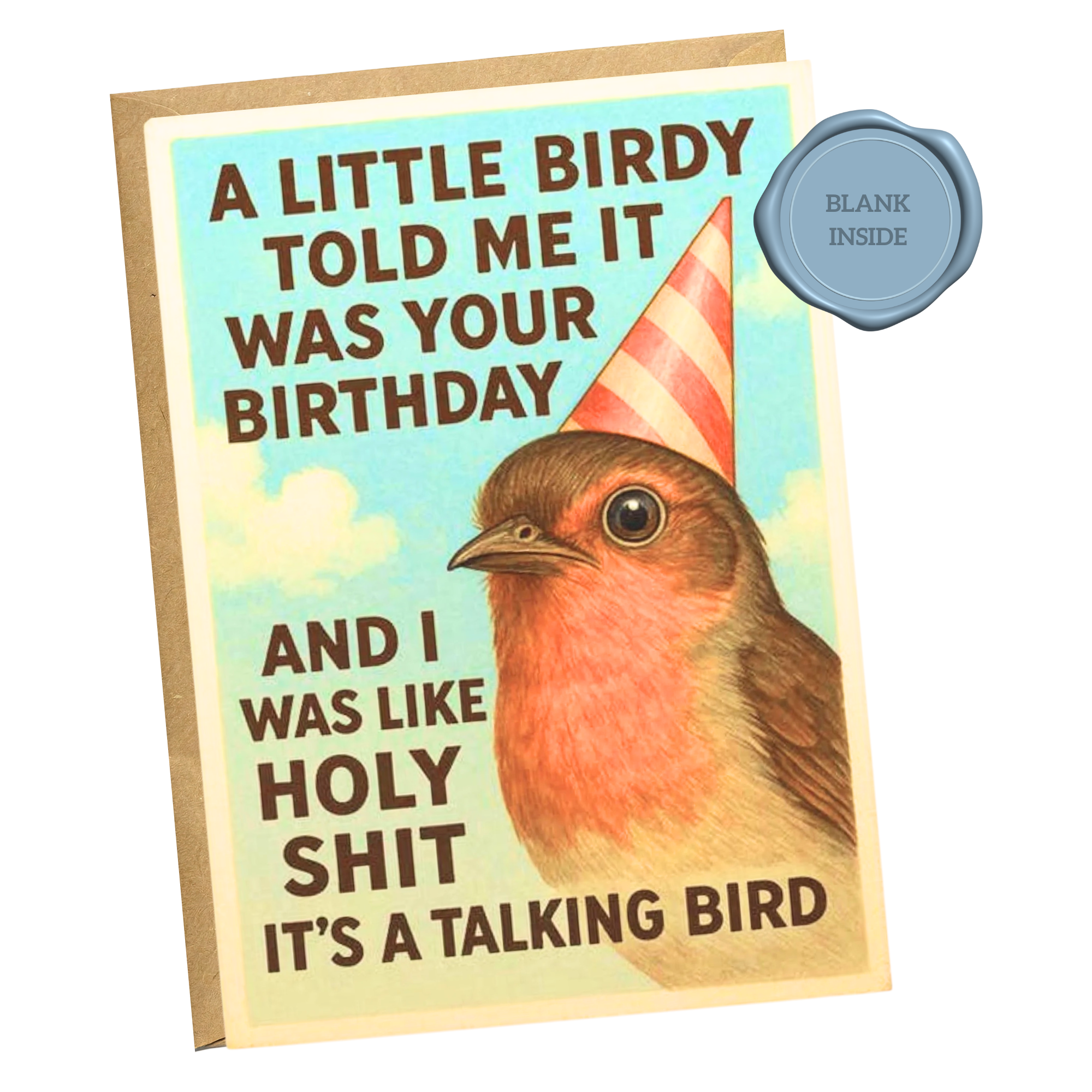 A Little Birdy Told Me - Birthday Card