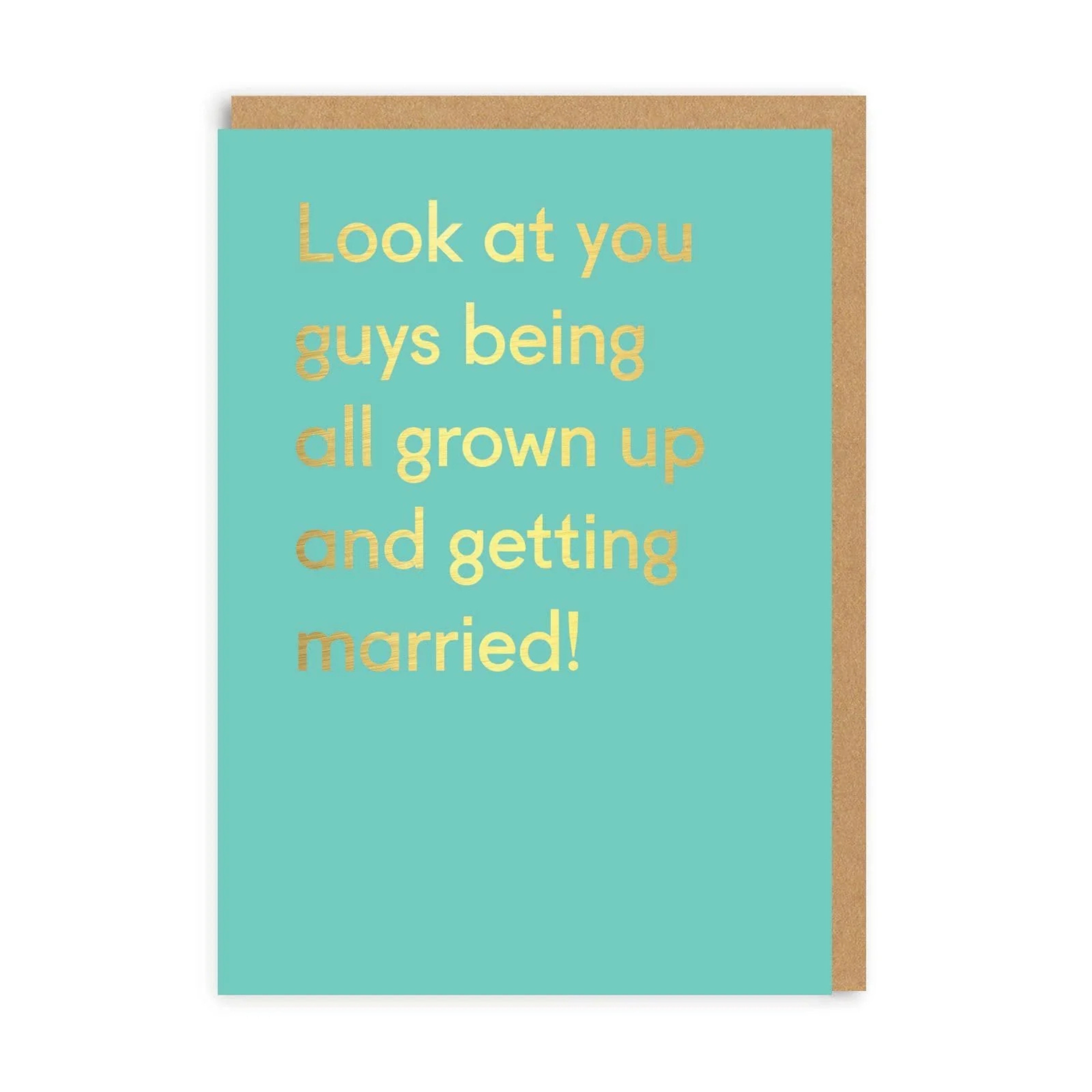 Look At You Guys Married - Wedding Card