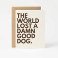 Lost A Dog - Sympathy Card
