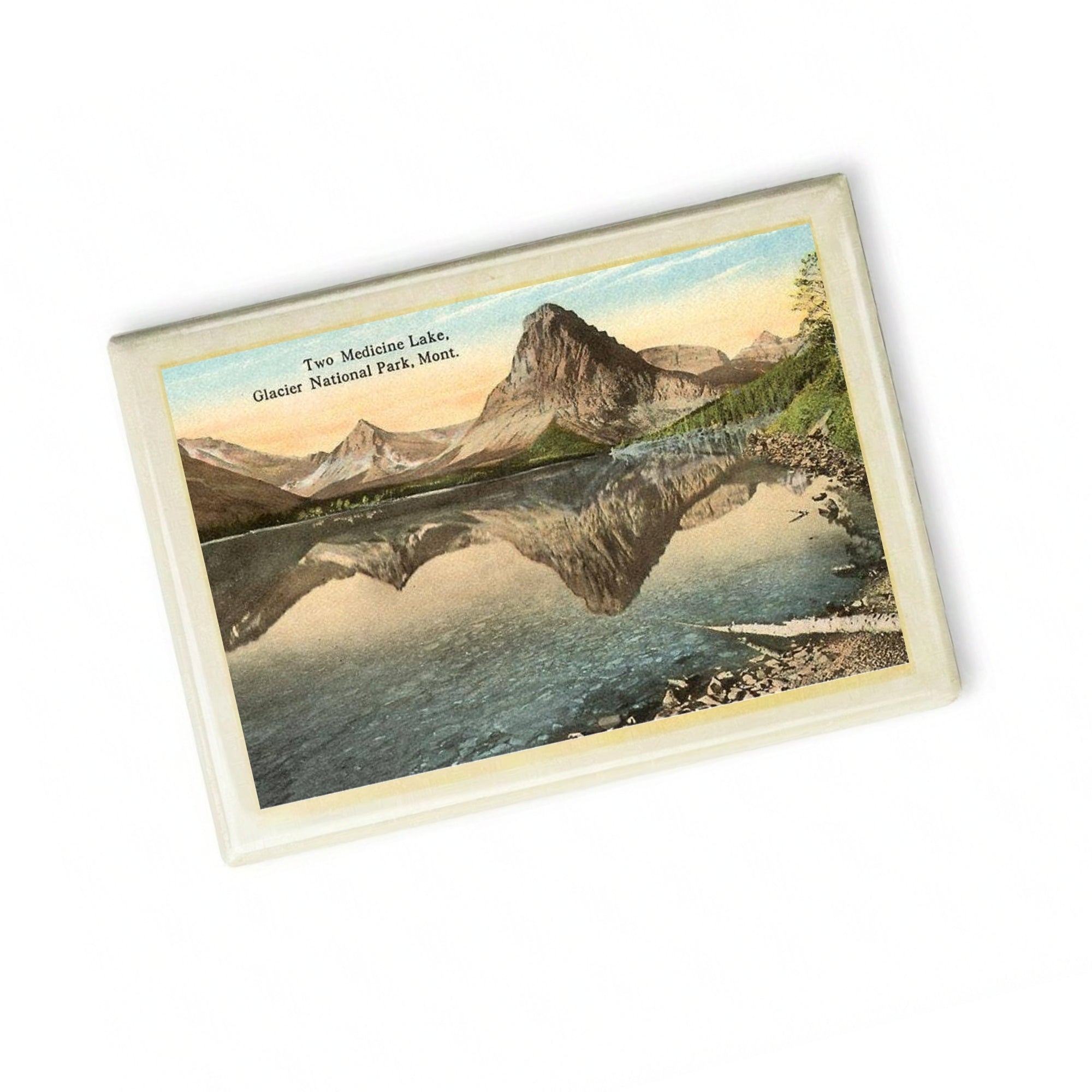 Two Medicine Lake - Glacier Park Fridge Magnet