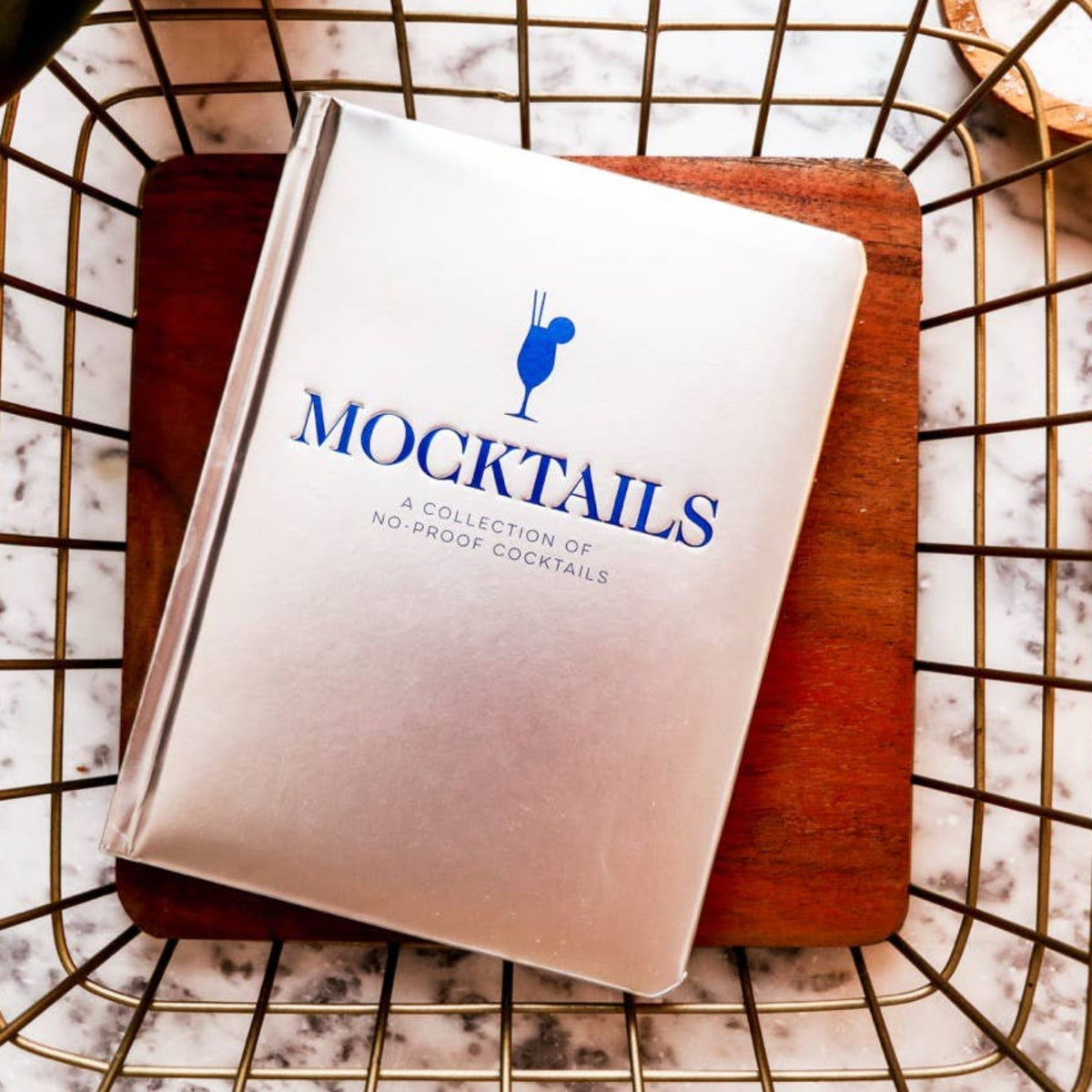 Mocktails zero-proof cocktail recipe book from The Ruddy Duck in Whitefish, Montana, alternate view