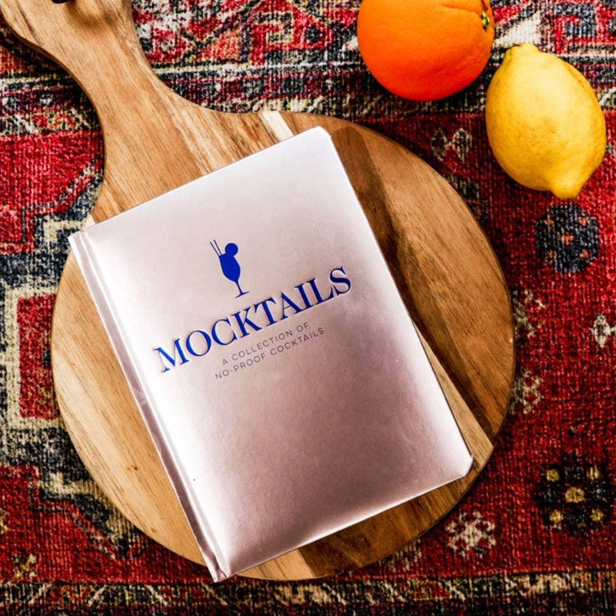 Mocktails zero-proof cocktail recipe book from The Ruddy Duck in Whitefish, Montana, alternate view