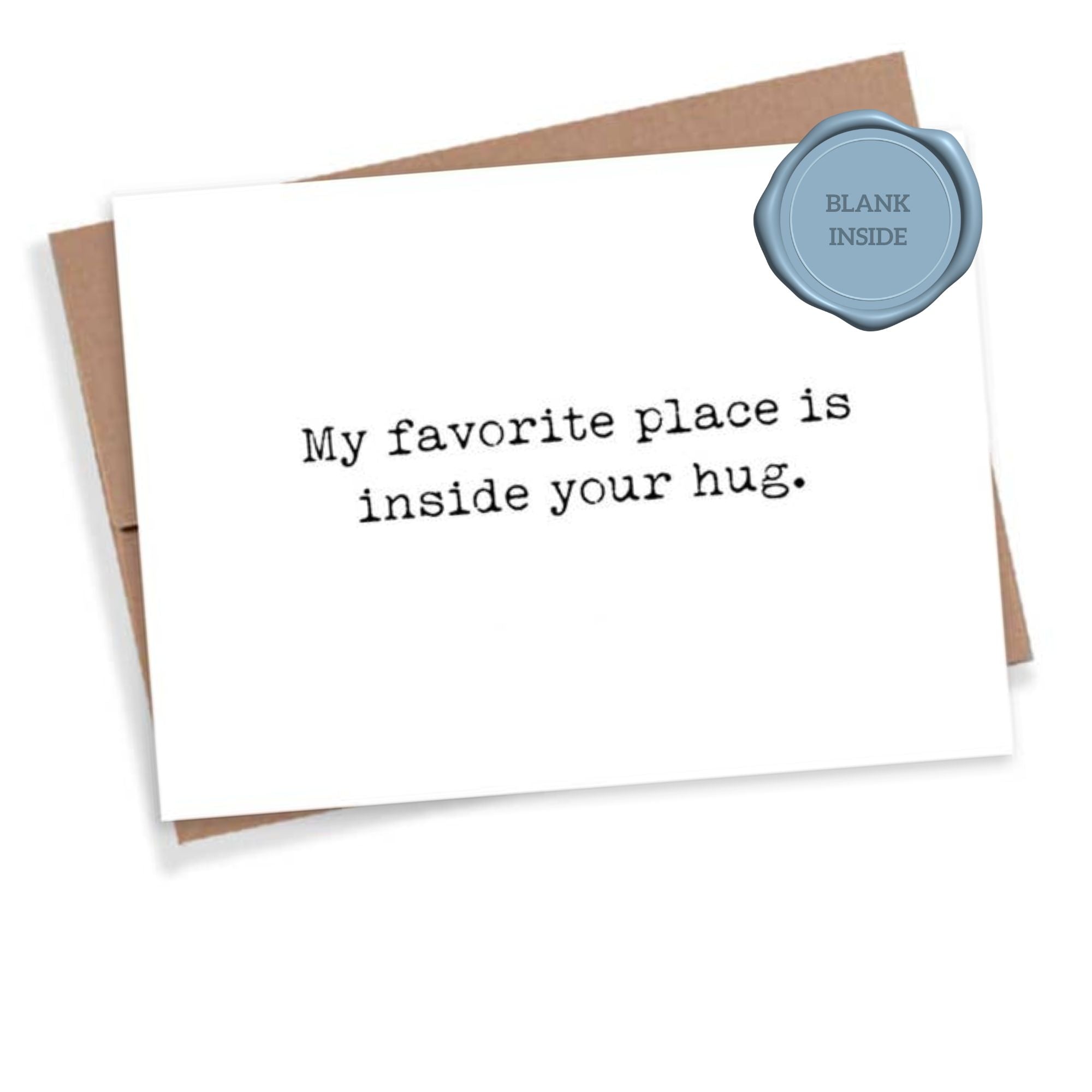 Inside Your Hug — Card