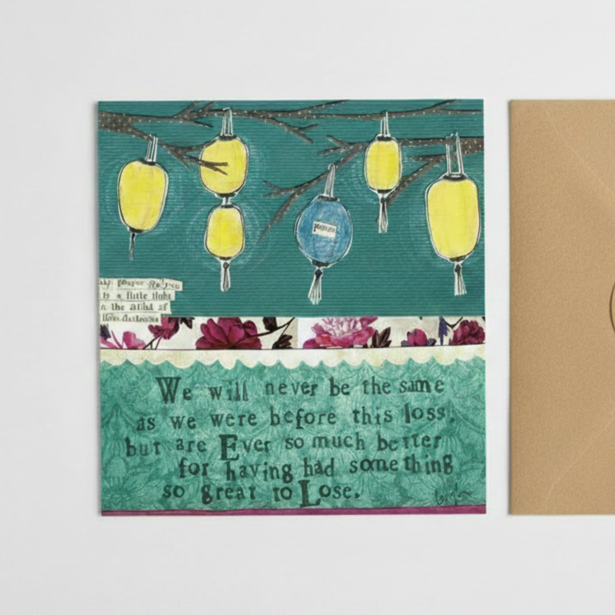 We Will Never Be The Same - Sympathy Card