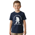 Navy Blue Bigfoot - Youth Unisex T-Shirt