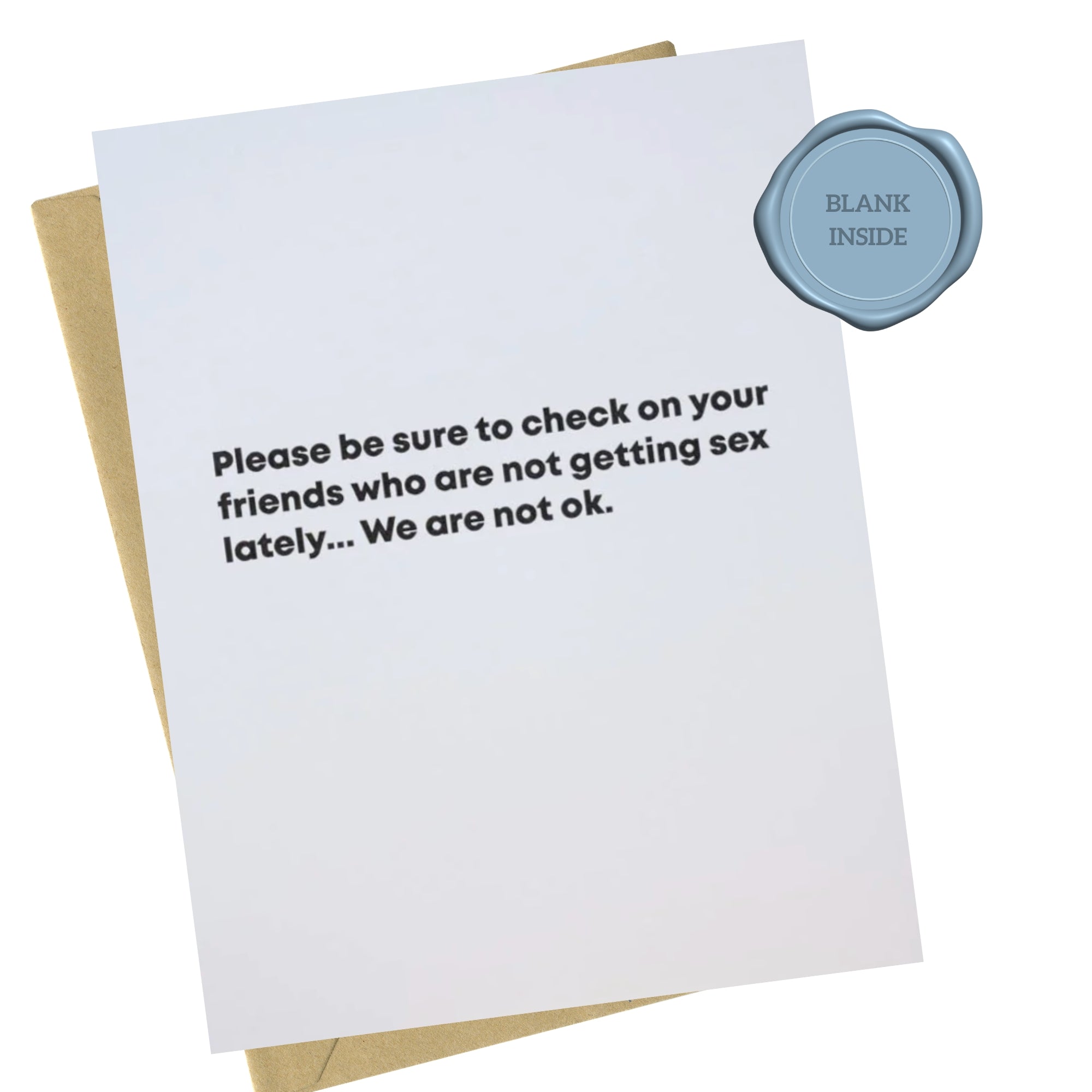 Check on Your Friends - Friendship Card