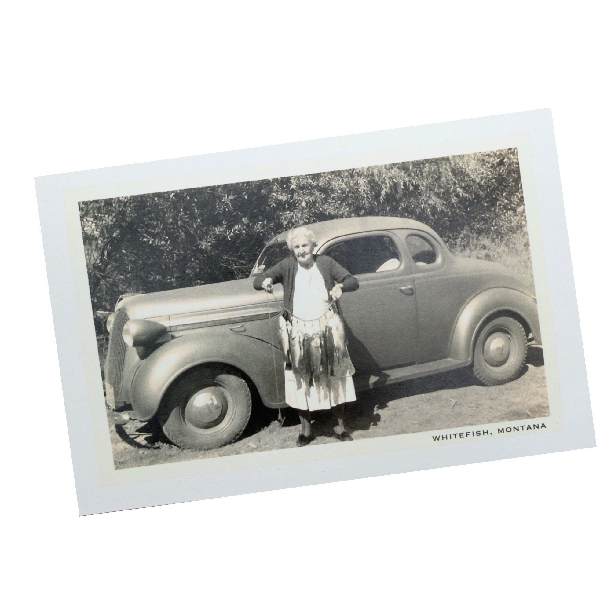 Old Woman - Whitefish, Montana Postcard