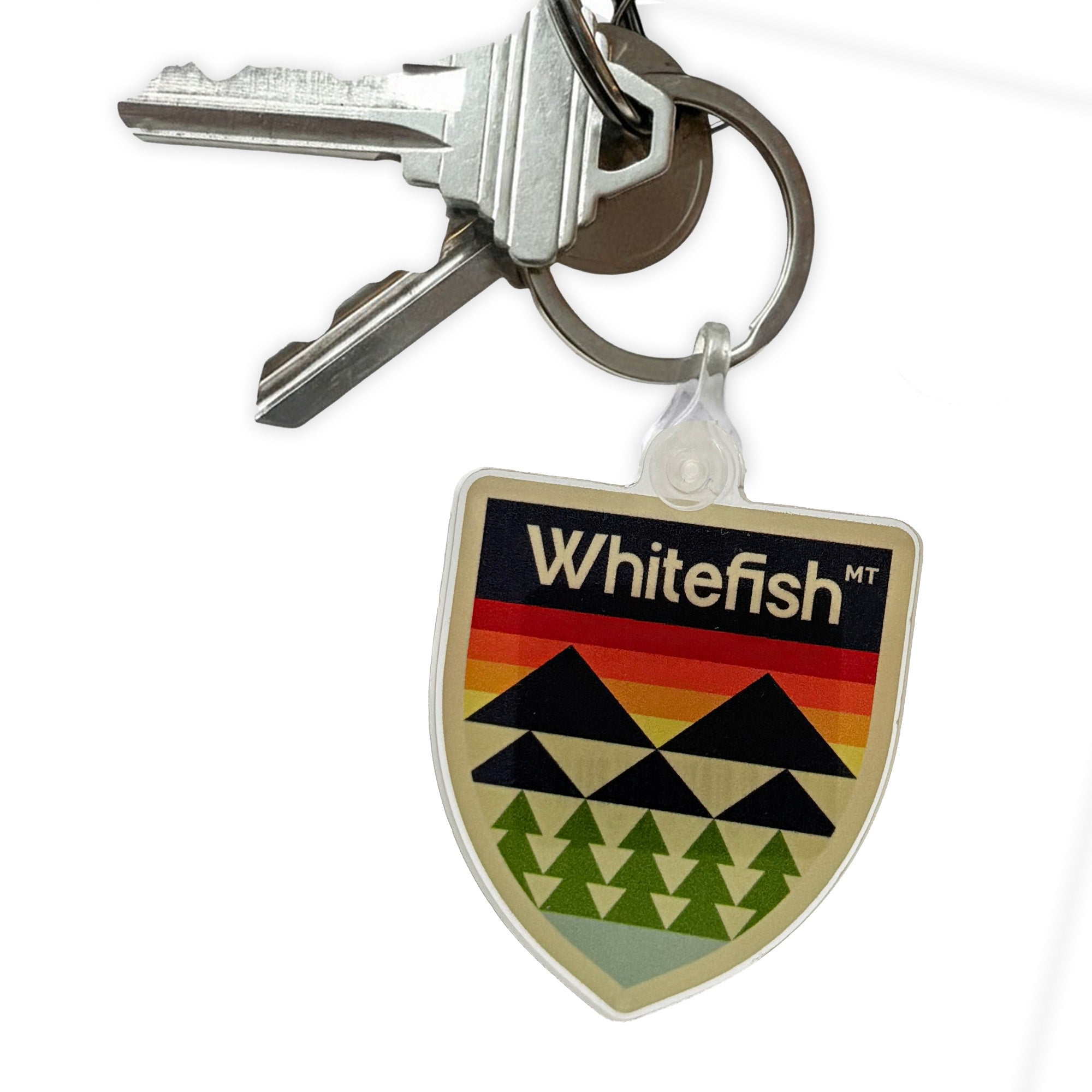 Whitefish MT Pendleton - Acrylic Keychain