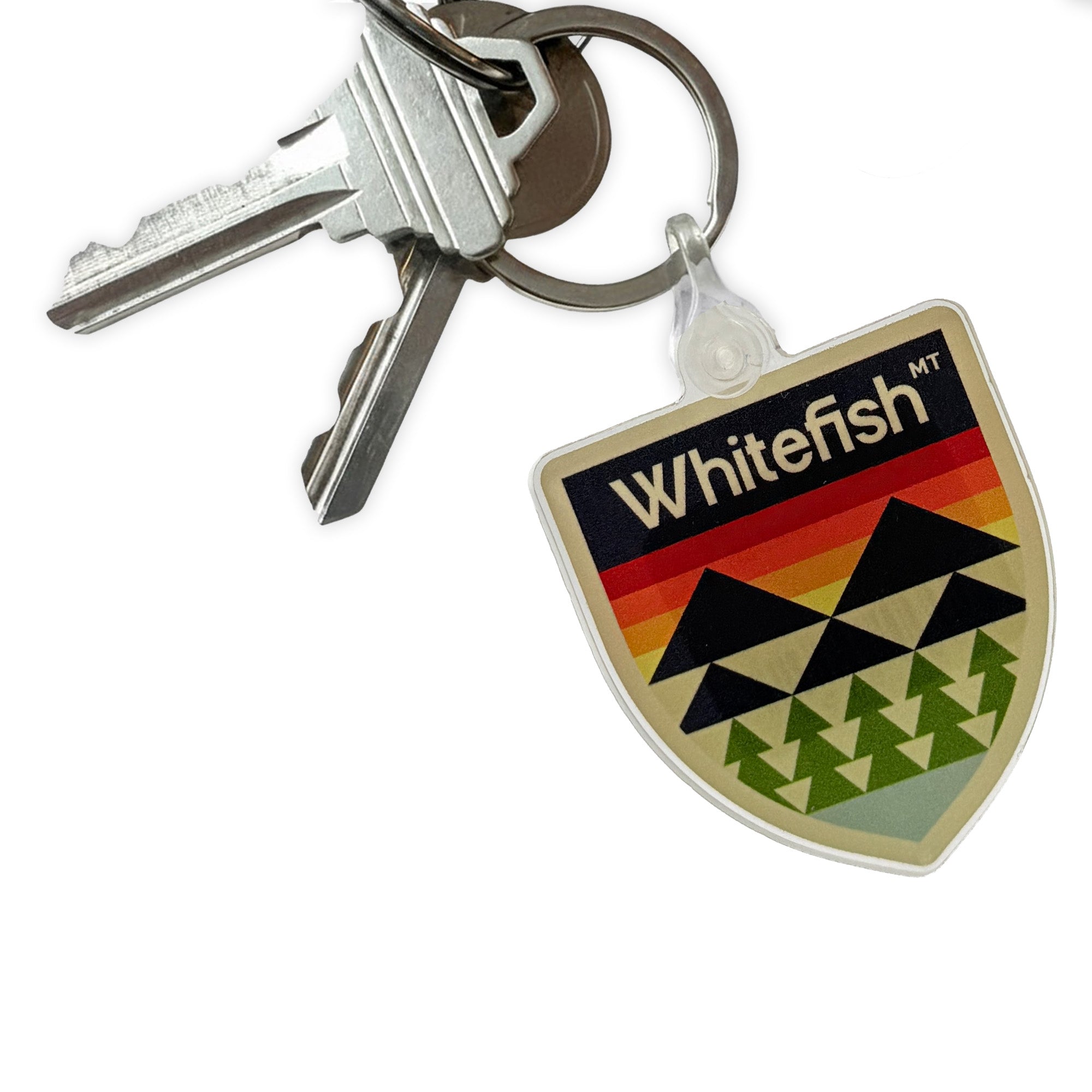 Whitefish MT Pendleton - Acrylic Keychain