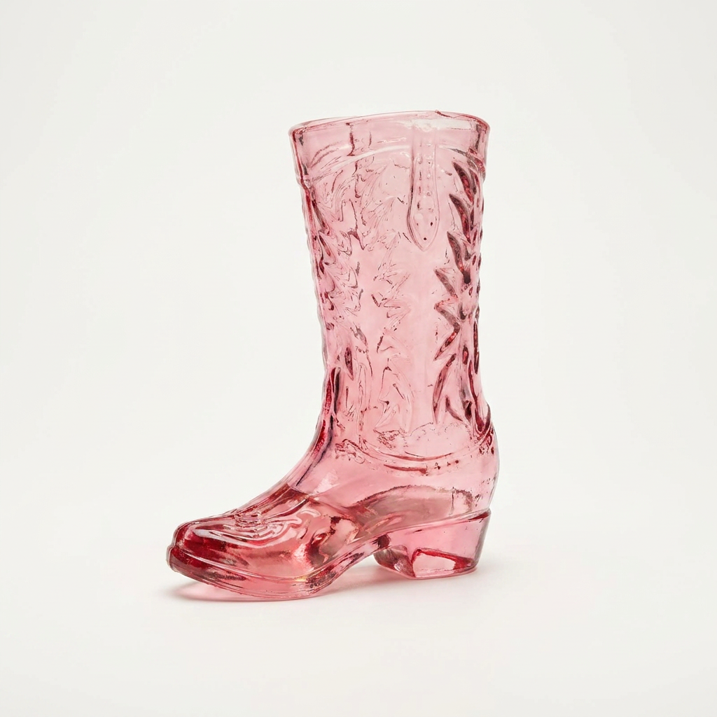 Pink Cowboy Boot Shooter - Jumbo Shot Glass