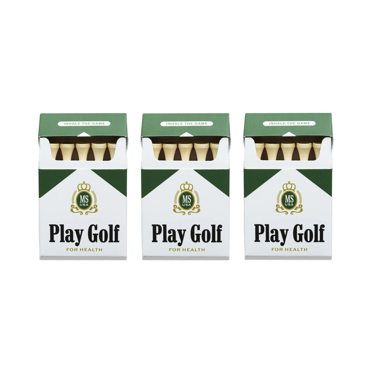Play Golf - Wooden Golf Tees in Collectible Box