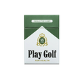 Play Golf wooden golf tees in a retro collectible box by Match South, from The Ruddy Duck in Whitefish, Montana