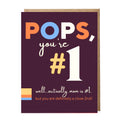 You're Number One - Card For Parents
