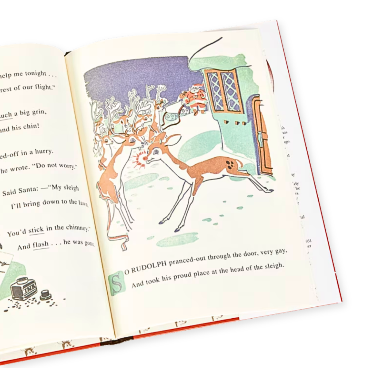 Rudolph the Red-Nosed Reindeer - 1939 Facsimile Hardcover Book