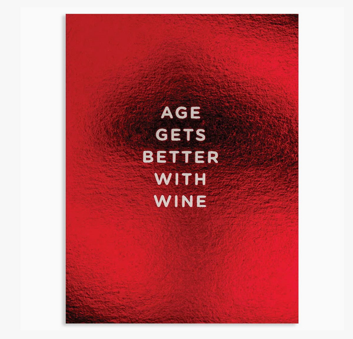 Age Gets Better With Wine - Birthday Card