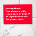Dear Husband Your Dinner Is - Magnet
