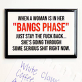 Her Bang Phase - Fridge Magnet