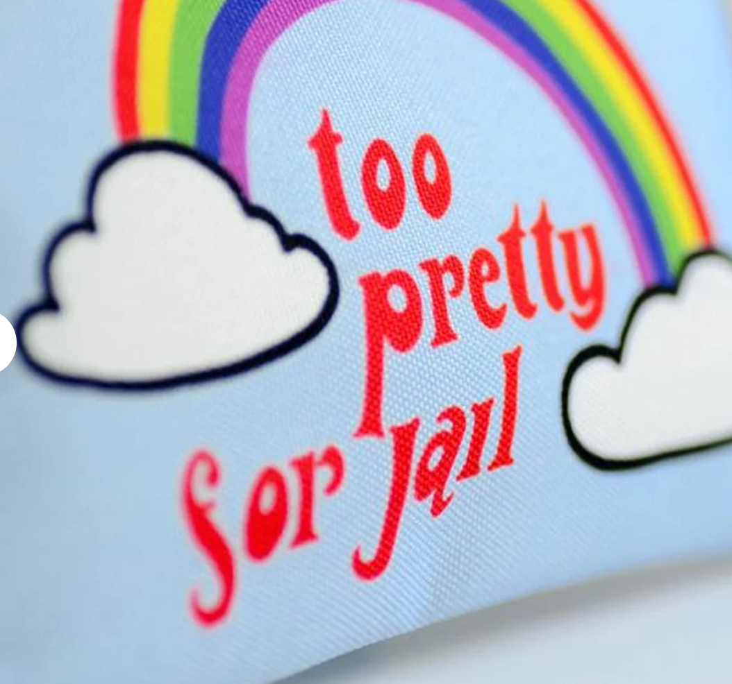 Too Pretty For Jail - Make-Up Bag
