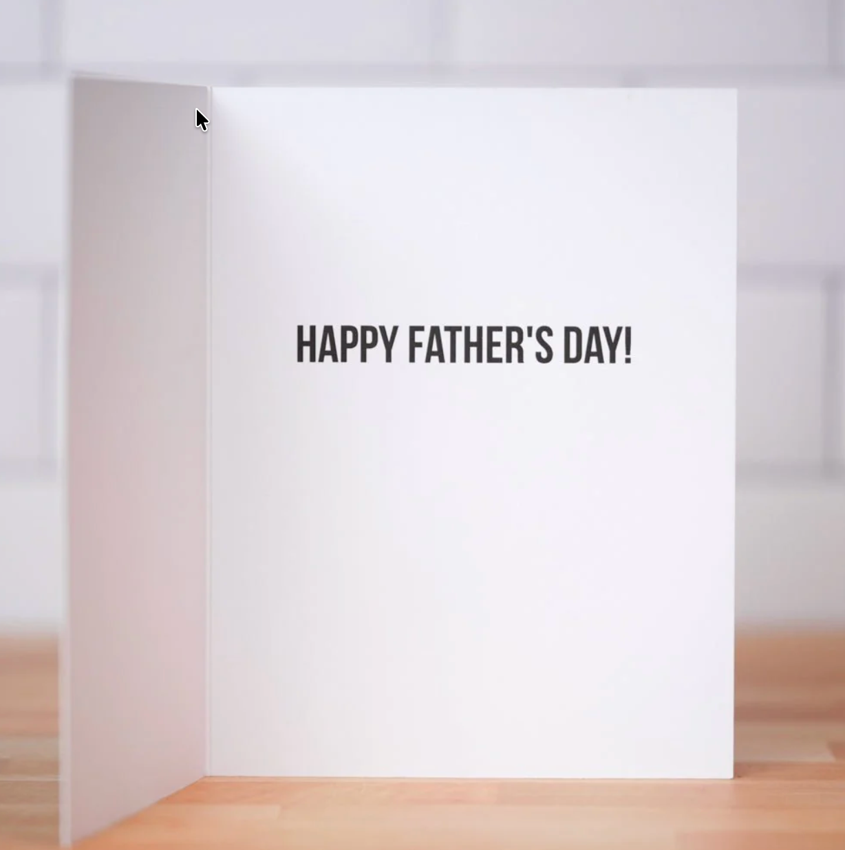 Bedtime Story - Father's Day Card