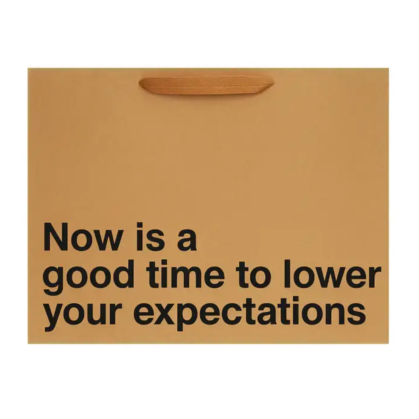 Lower Expectations - Large Gift Bag