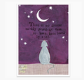 Loved By A Cat - Greeting Card Card