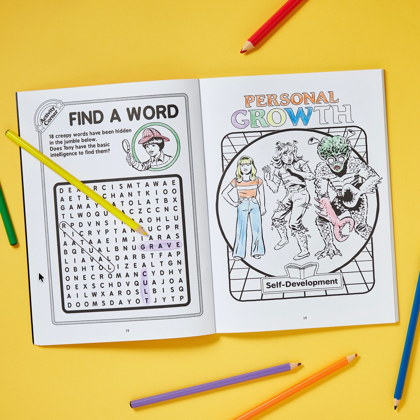 Let's Summon Demons - Creepy Coloring Book