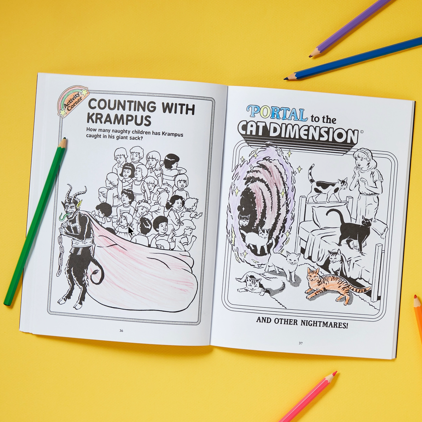 Let's Summon Demons - Creepy Coloring Book