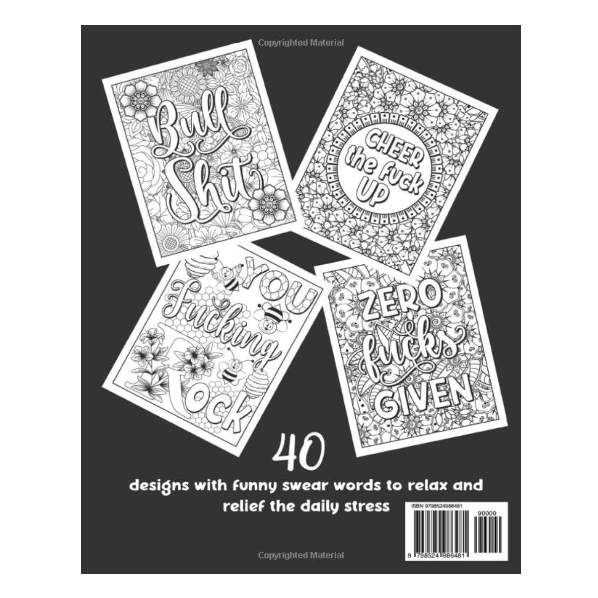 Live, Laugh, F*Ck Off - Adult Coloring Book