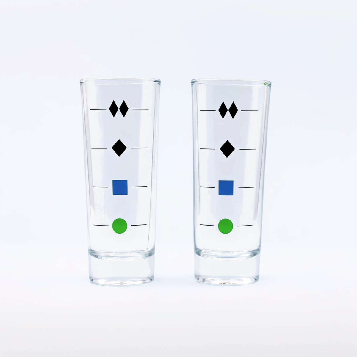 Ski Trail Signs - Shot Glass Set