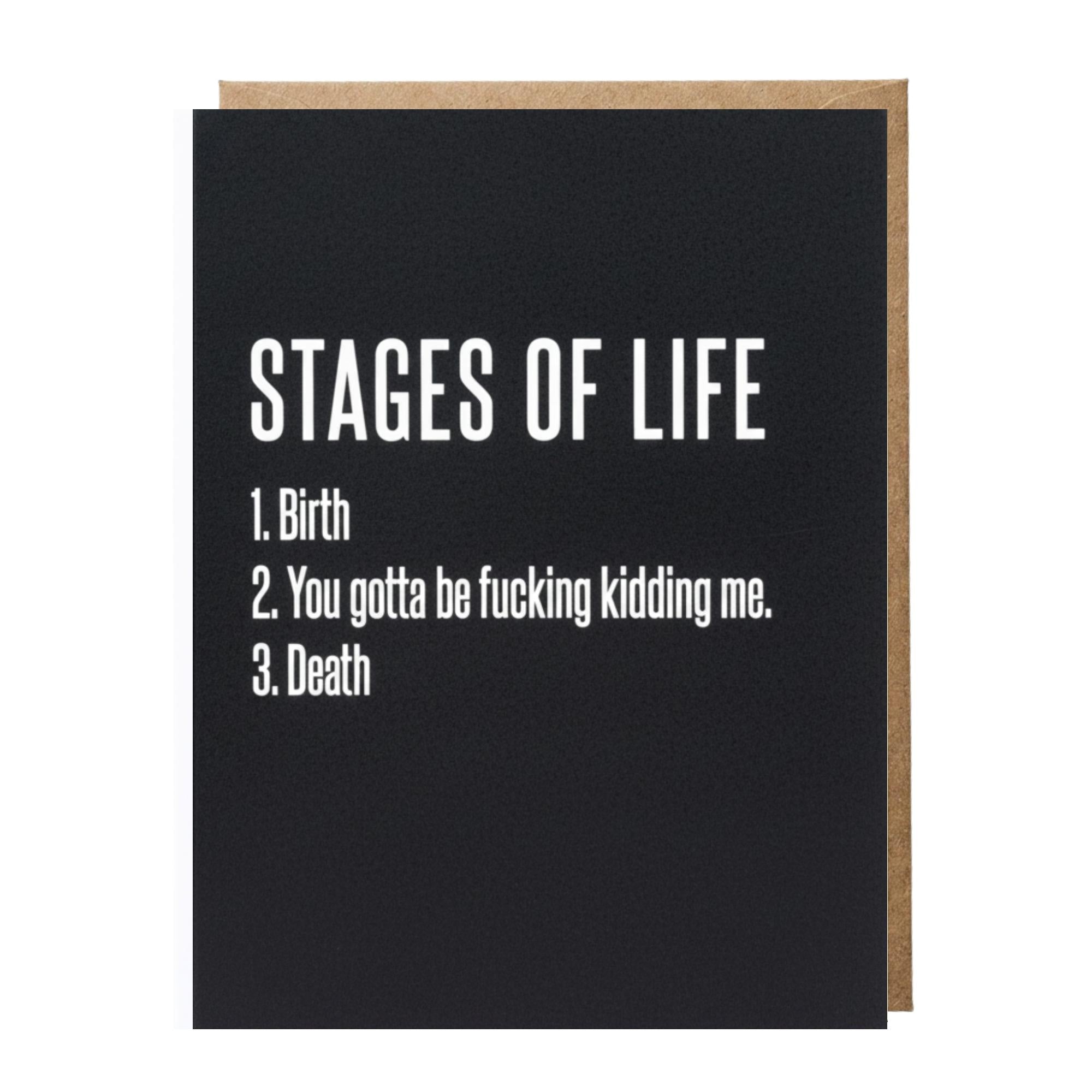 Stages of Life - Birthday Card