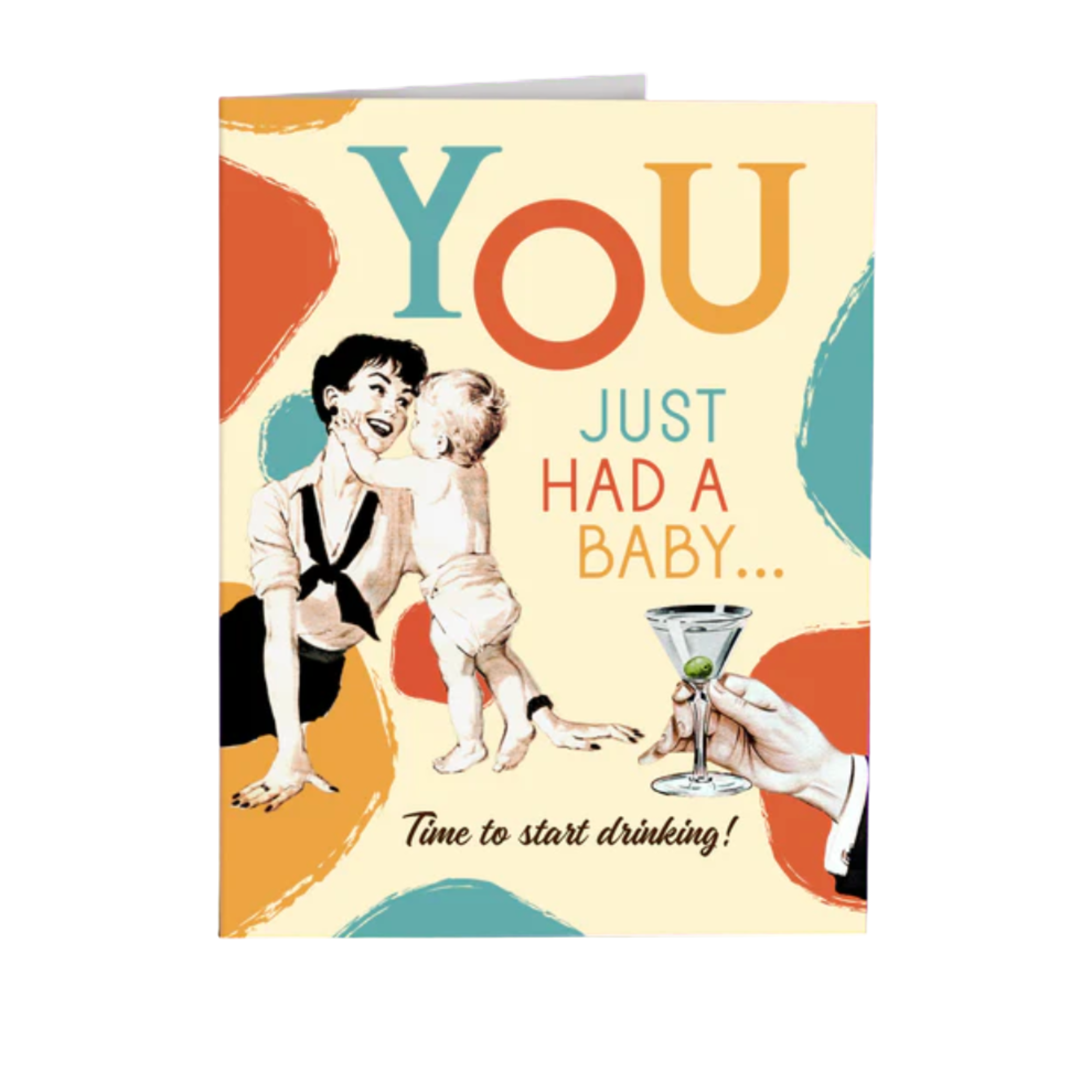 Start Drinking - New Baby Card