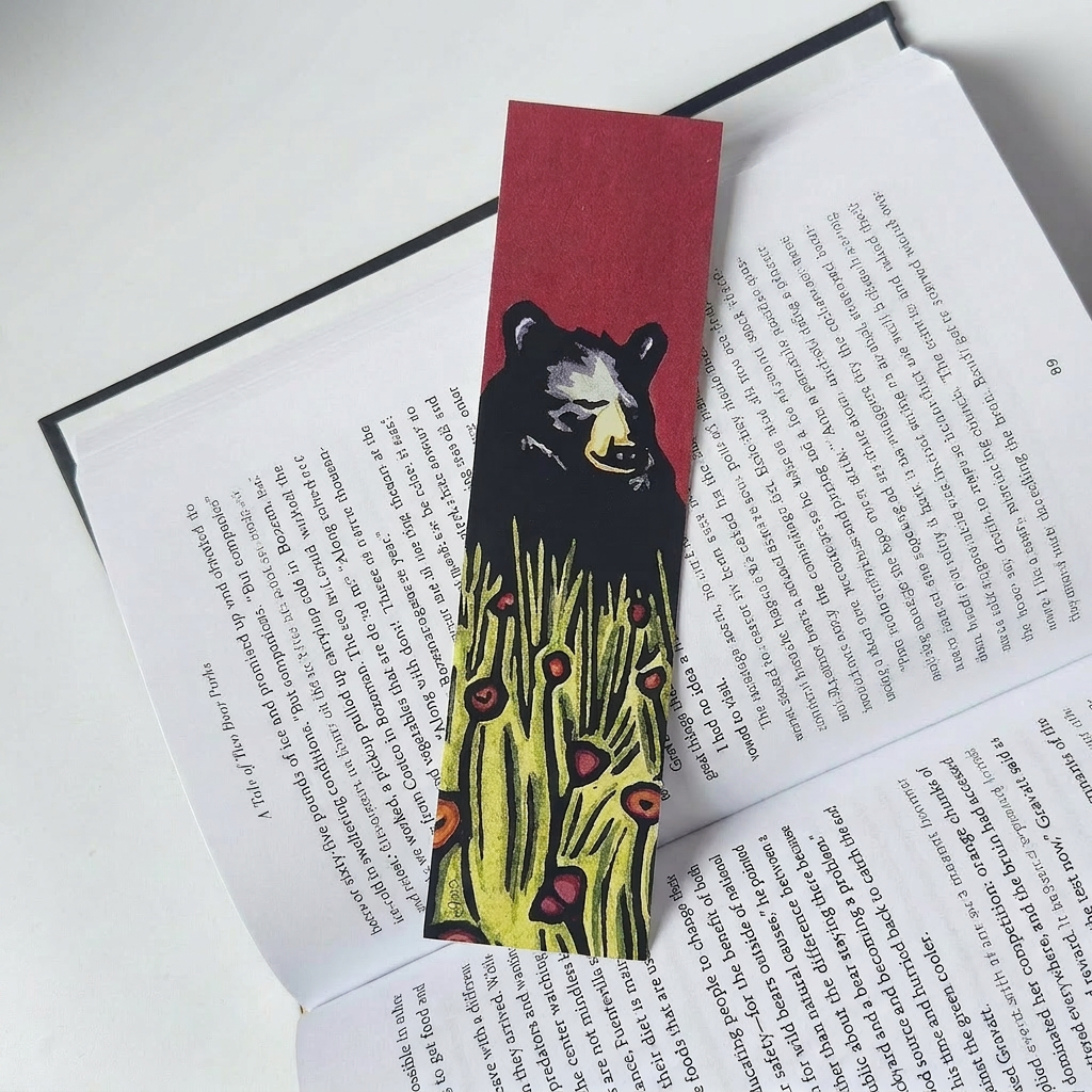 Naptime Bear - Local Artwork Bookmark