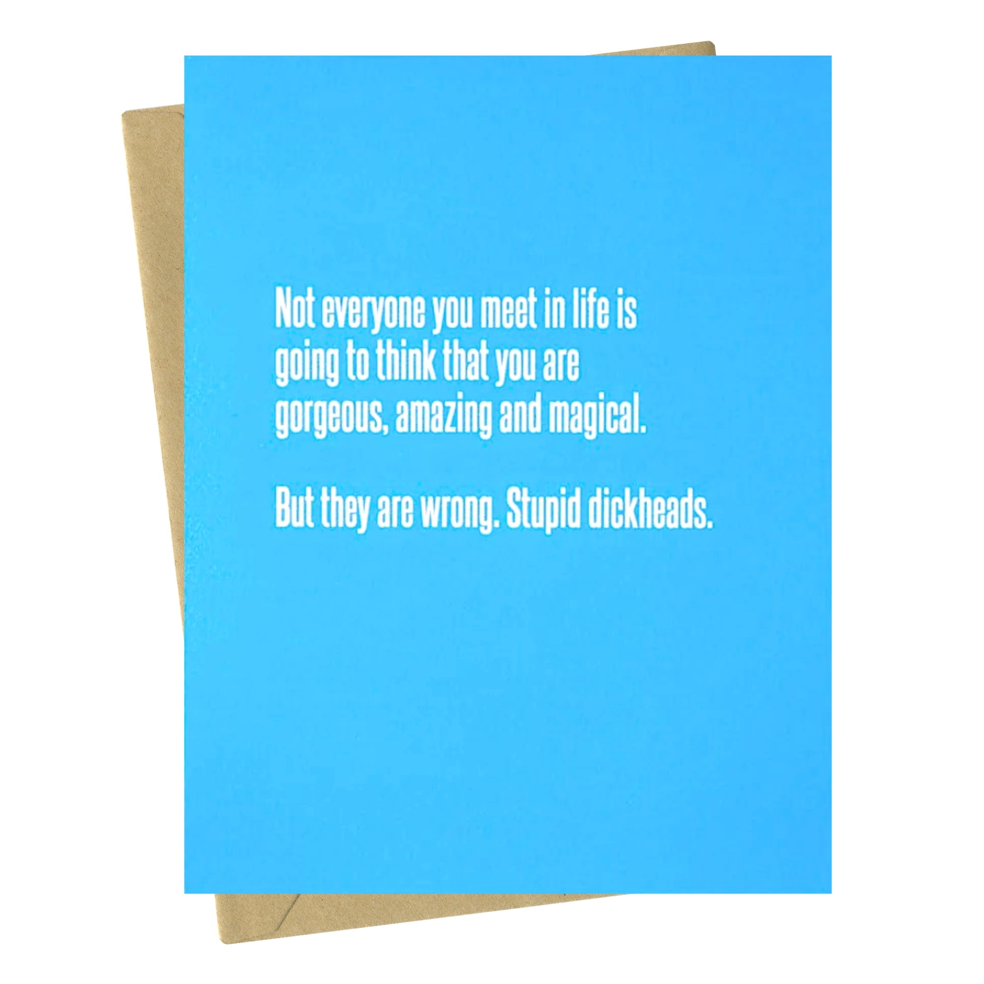 Stupid Dickheads - Empowerment Card