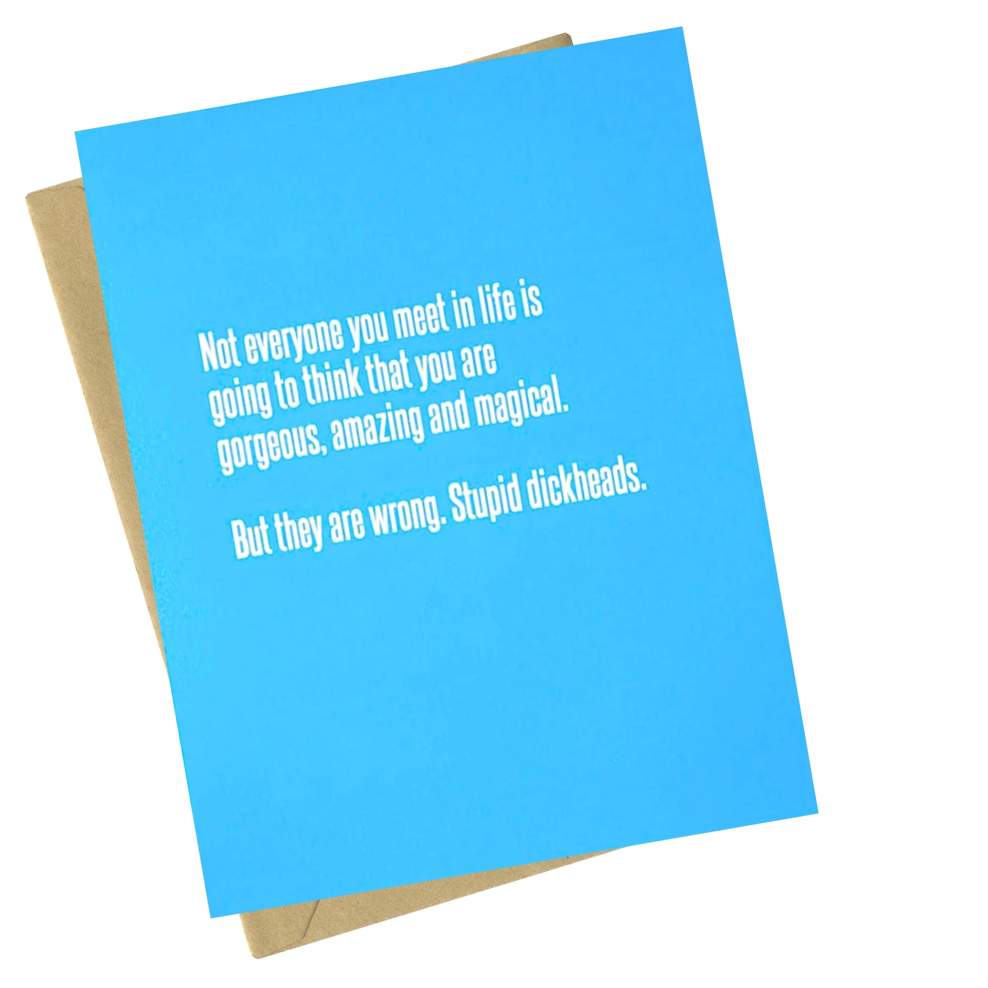 Stupid Dickheads - Empowerment Card