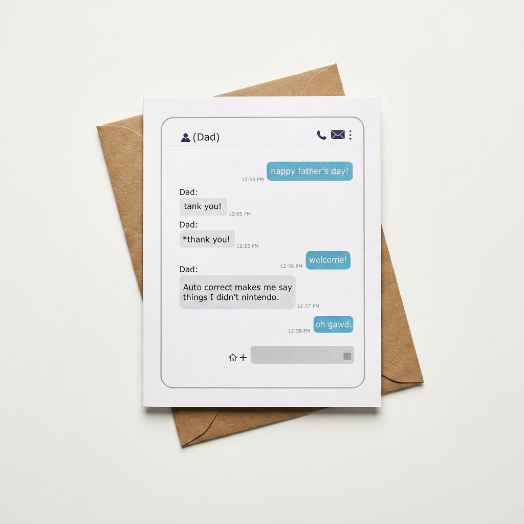 I Didn't Nintendo - Father's Day Card