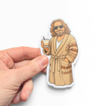 The Dude From Big Lebowski - 4.25" Vinyl Sticker