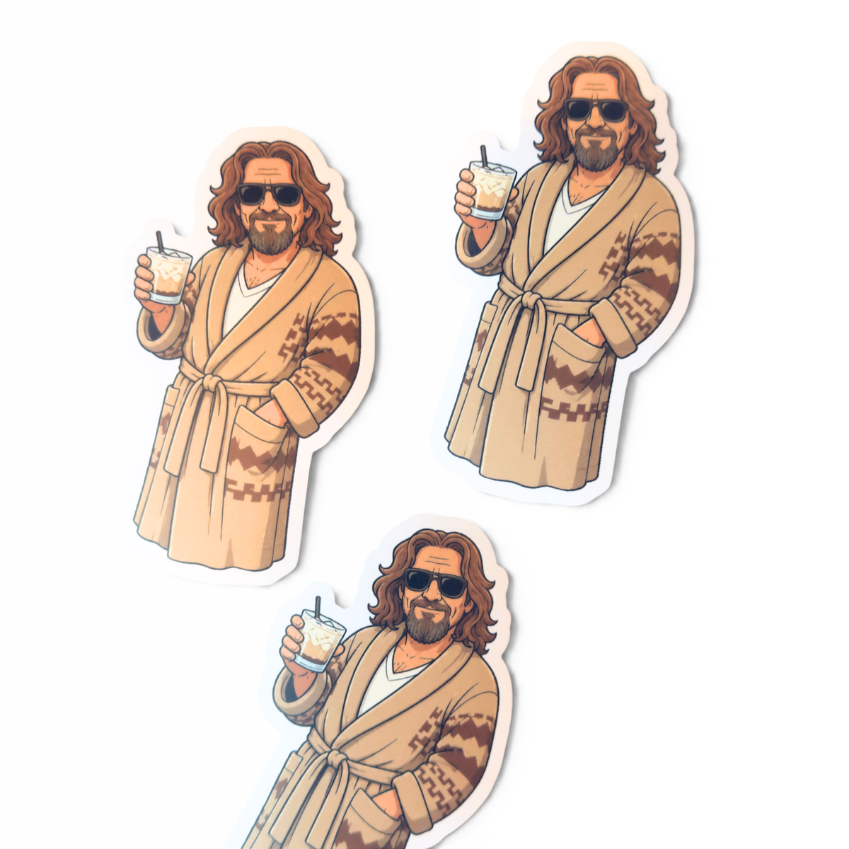 The Dude From Big Lebowski - 4.25" Vinyl Sticker