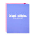 Total Bad Ass — Card